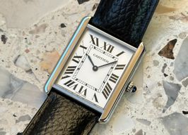 Cartier Tank Solo WSTA0028 (2020) - White dial 27 mm Steel case
