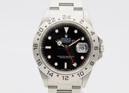 Rolex Explorer II 16570 (1997) - Zwart wijzerplaat 40mm Staal