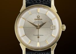 Omega Constellation 167.005 (1962) - Wit wijzerplaat 34mm Goud/Staal