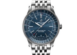 Breitling Navitimer A17326161C1A1 (2023) - Blauw wijzerplaat 41mm Staal