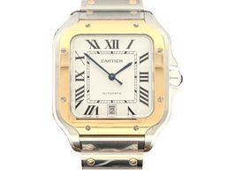 Cartier Santos W2SA0009 (2026) - Zilver wijzerplaat 40mm Staal
