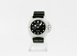 Panerai Luminor Submersible PAM01229 (2024) - Zwart wijzerplaat 44mm Staal