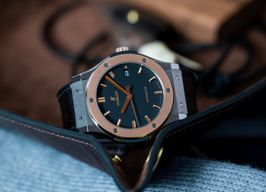 Hublot Classic Fusion 511.NO.1181.LR (2017) - Black dial 45 mm Titanium case