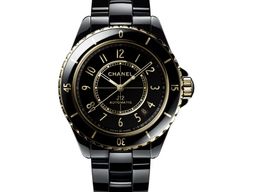 Chanel J12 H9541 (2023) - Black dial 38 mm Ceramic case