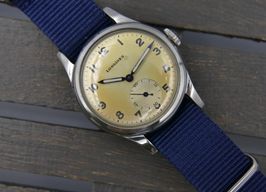 Longines Vintage 50's SS vintage Longines military Sei Tacche 6242 4 Tropical Dial Cal.23Z RARE -