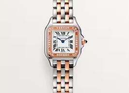 Cartier Panthère W3PN0006 (2024) - Zilver wijzerplaat 30mm Goud/Staal