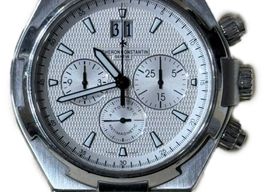 Vacheron Constantin Overseas Chronograph 49150/B01A-9095 (2009) - Silver dial 43 mm Steel case