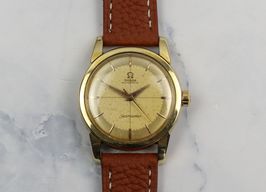 Omega Seamaster 2846-8 (1956) - Champagne wijzerplaat 35mm Goud/Staal