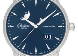 Glashütte Original Senator Excellence 1-36-04-04-02-71 (2024) - Blauw wijzerplaat 42mm Staal