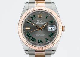 Rolex Datejust 41 126331 (Onbekend (willekeurig serienummer)) - Grijs wijzerplaat 41mm Staal