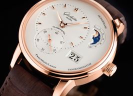 Glashütte Original PanoMaticLunar 1-90-02-45-35-05 (2023) - Silver dial 40 mm Rose Gold case