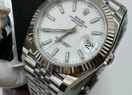 Rolex Datejust 41 126334 (2022) - Wit wijzerplaat 41mm Witgoud