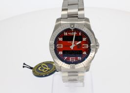 Breitling Aerospace EB70101A1O1E1 (2024) - Oranje wijzerplaat 43mm Titanium