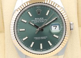 Rolex Datejust 41 126334 (2024) - Groen wijzerplaat 41mm Staal