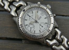 TAG Heuer Vintage 90's vintage mens Tag Heuer S/EL link CG 2110 RO automatic chronograph vj 7750 -