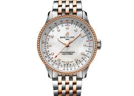 Breitling Navitimer U17395211A1U1 (2023) - Pearl dial 35 mm Gold/Steel case