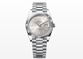 Rolex Day-Date 40 228236 (2023) - Zilver wijzerplaat 40mm Platina