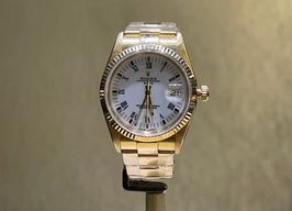 Rolex Oyster Perpetual Date 15238 (1998) - White dial 34 mm Yellow Gold case
