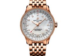 Breitling Navitimer R17395211A1R1 (2023) - Pearl dial 35 mm Red Gold case