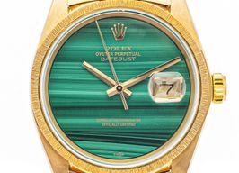Rolex Datejust 36 1607 (1970) - Green dial 36 mm Yellow Gold case