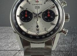 TAG Heuer Carrera CBS2216.BA0041 (2024) - Zilver wijzerplaat 39mm Staal