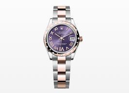 Rolex Datejust 31 278341RBR (2021) - Purple dial 31 mm Gold/Steel case