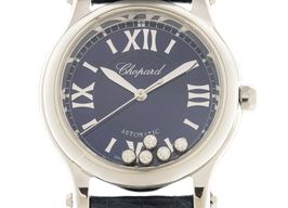 Chopard Happy Sport 278573-3016 (2022) - Blauw wijzerplaat 30mm Staal