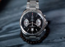 TAG Heuer Grand Carrera CAV511A.BA0902 (2008) - Zwart wijzerplaat 43mm Staal