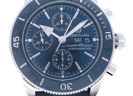 Breitling Superocean Heritage II Chronograph A13313161C1S1 (2024) - Blue dial 44 mm Steel case