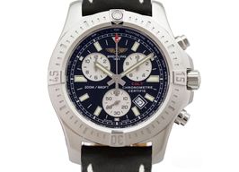 Breitling Colt Chronograph A7338811 (Onbekend (willekeurig serienummer)) - Zwart wijzerplaat 44mm Staal