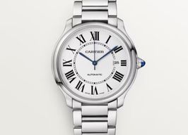 Cartier Ronde Croisière de Cartier WSRN0035 (2024) - Zilver wijzerplaat 40mm Staal