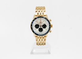 Breitling Navitimer 01 (46 MM) RB0137241G1R1 (2024) - Zilver wijzerplaat 46mm Roodgoud