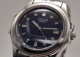 Seiko Credor 8J82-6A00 (2000) - Blue dial 38 mm Steel case