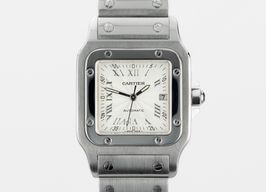 Cartier Santos Galbée 2319 (Onbekend (willekeurig serienummer)) - Zilver wijzerplaat 29mm Staal