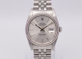 Rolex Datejust 36 16234 (1990) - Zilver wijzerplaat 36mm Staal