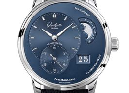 Glashütte Original PanoMaticLunar 1-90-02-46-32-64 (2025) - Blauw wijzerplaat 40mm Staal