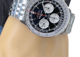 Breitling Navitimer 1 B01 Chronograph AB0138211B1A1 (2024) - Zwart wijzerplaat 43mm Staal