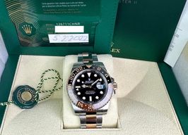 Rolex GMT-Master II 126711CHNR (2022) - Black dial 40 mm Gold/Steel case