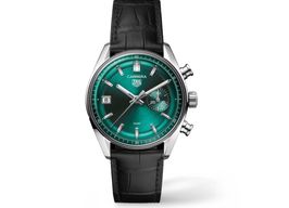 TAG Heuer Carrera CBS2211.FC6545 (2024) - Groen wijzerplaat 39mm Staal