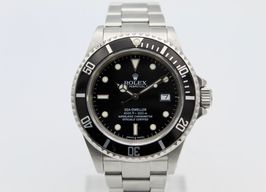 Rolex Sea-Dweller 4000 16600 (1987) - Zwart wijzerplaat 40mm Staal