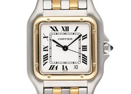 Cartier Panthère 110000R (1999) - White dial 27 mm Gold/Steel case