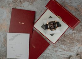 Cartier Santos 100 w2020003 (2013) - Black dial 40 mm Rose Gold case