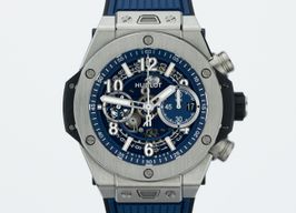 Hublot Big Bang Unico 421.NX.5170.RX (2023) - Blue dial 44 mm Titanium case