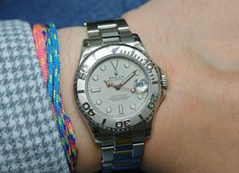 Rolex Yacht-Master 168622 (2004) - Zilver wijzerplaat 35mm Staal