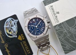 Audemars Piguet Royal Oak Chronograph 25860ST.OO.1110ST.04 (2008) - Blue dial 39 mm Steel case