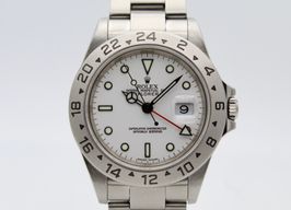 Rolex Explorer II 16570 (2004) - Zwart wijzerplaat 40mm Staal
