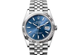 Rolex Datejust 36 126234 (2024) - Blauw wijzerplaat 36mm Staal