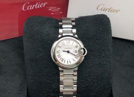 Cartier Ballon Bleu 28mm W69010Z4 (2022) - Zilver wijzerplaat 28mm Staal