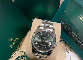 Rolex Datejust 41 126300 (2024) - Green dial 41 mm Steel case