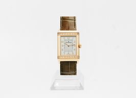 Jaeger-LeCoultre Reverso Classic Medium Duetto Q2572570 (2024) - Silver dial 24 mm Rose Gold case